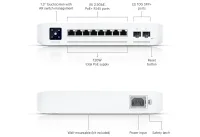 UBIQUITI USW-ENTER-8 SWITCH ENTERPRISE 8 PUERTOS 2.5GBE POE+ CAPA 3 120W | USW-ENTER-8