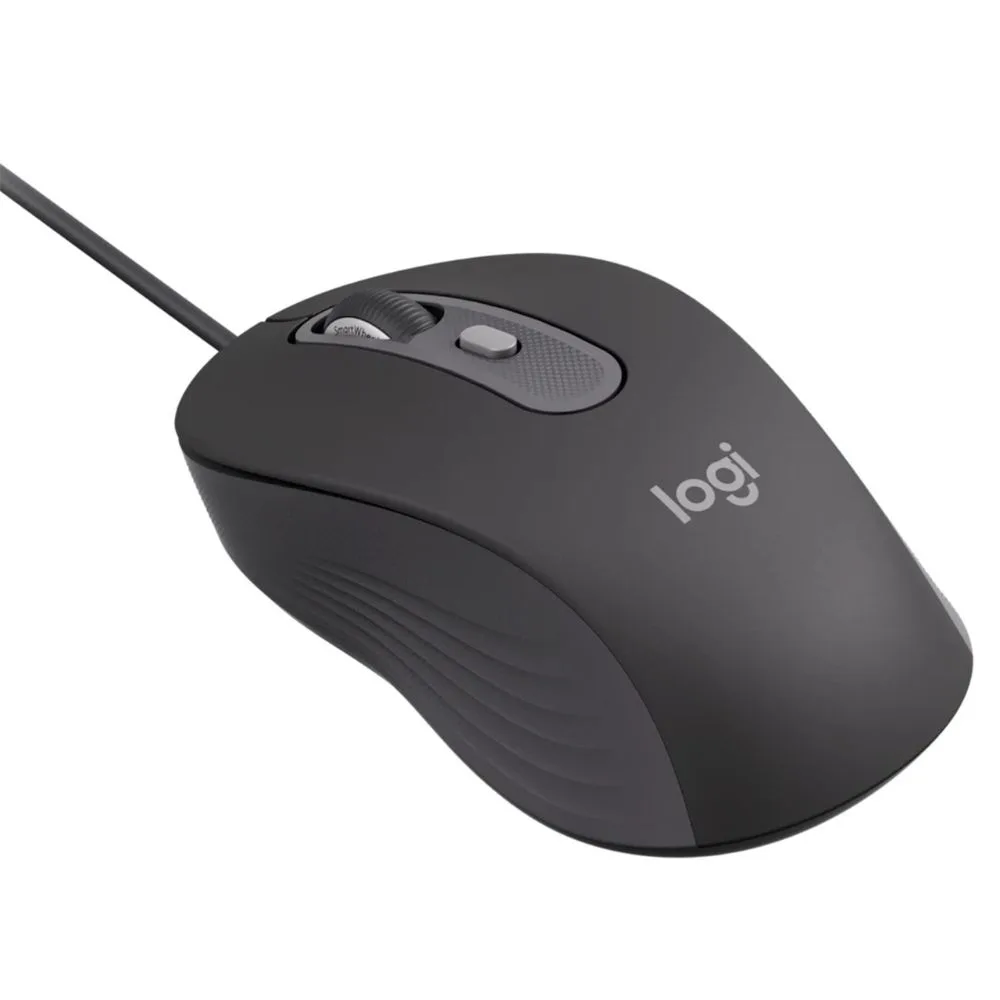 Mouse  Logitec M520 USB-C uso ambidiestro, Tecnología SmartWheel