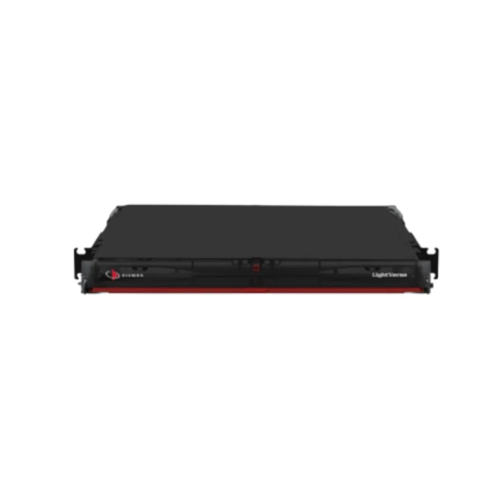Fiber, Enclosure, LightVerse Pro, Rack Mount, 1U, Sliding Access, 4 Openings, Black