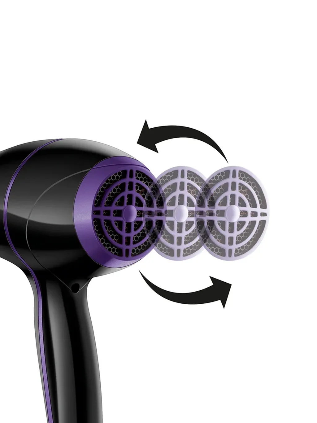 Secador De Pelo Negro Mondial 2000w 220v 3 Velocidades