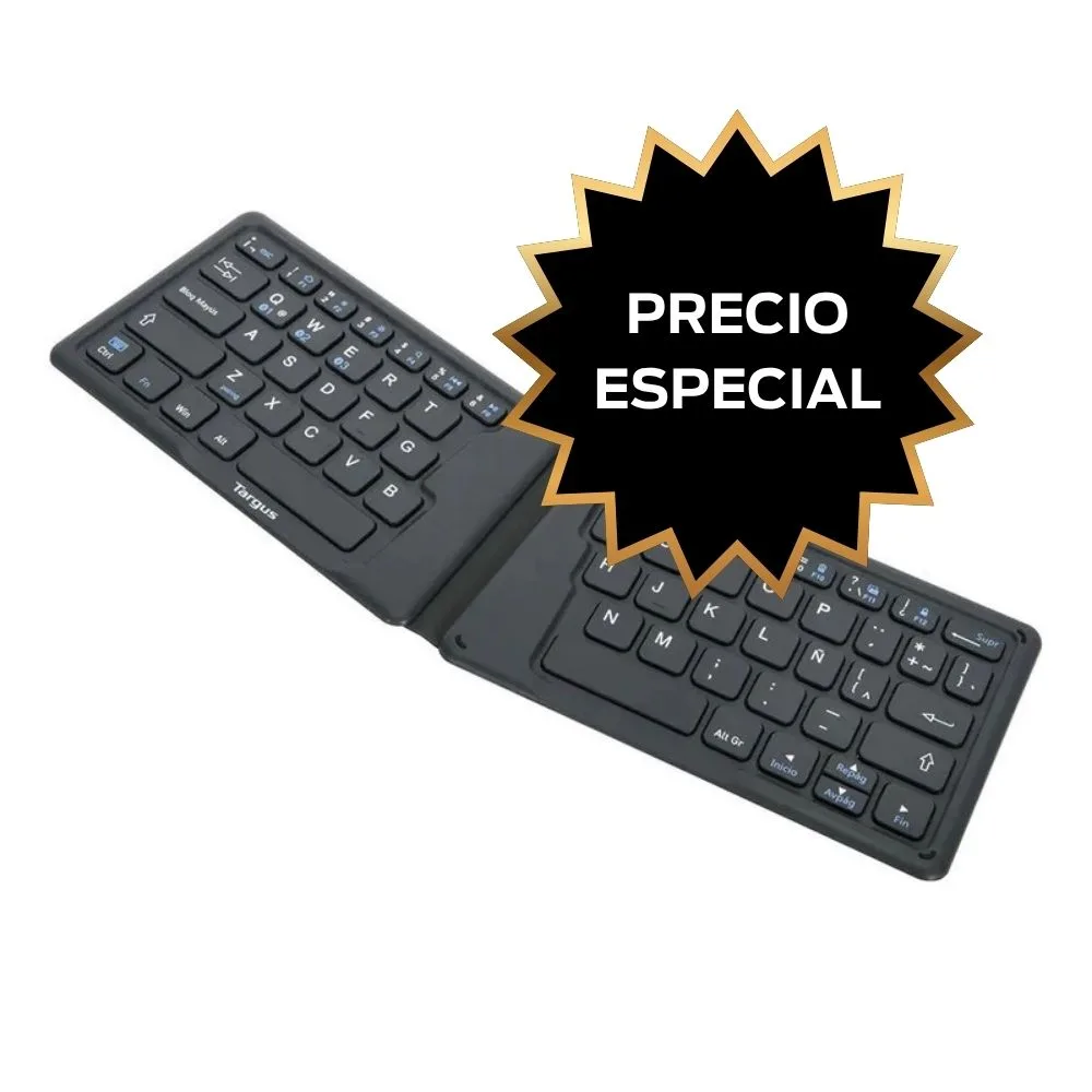 Teclado Inalámbrico Targus  Plegable Negro