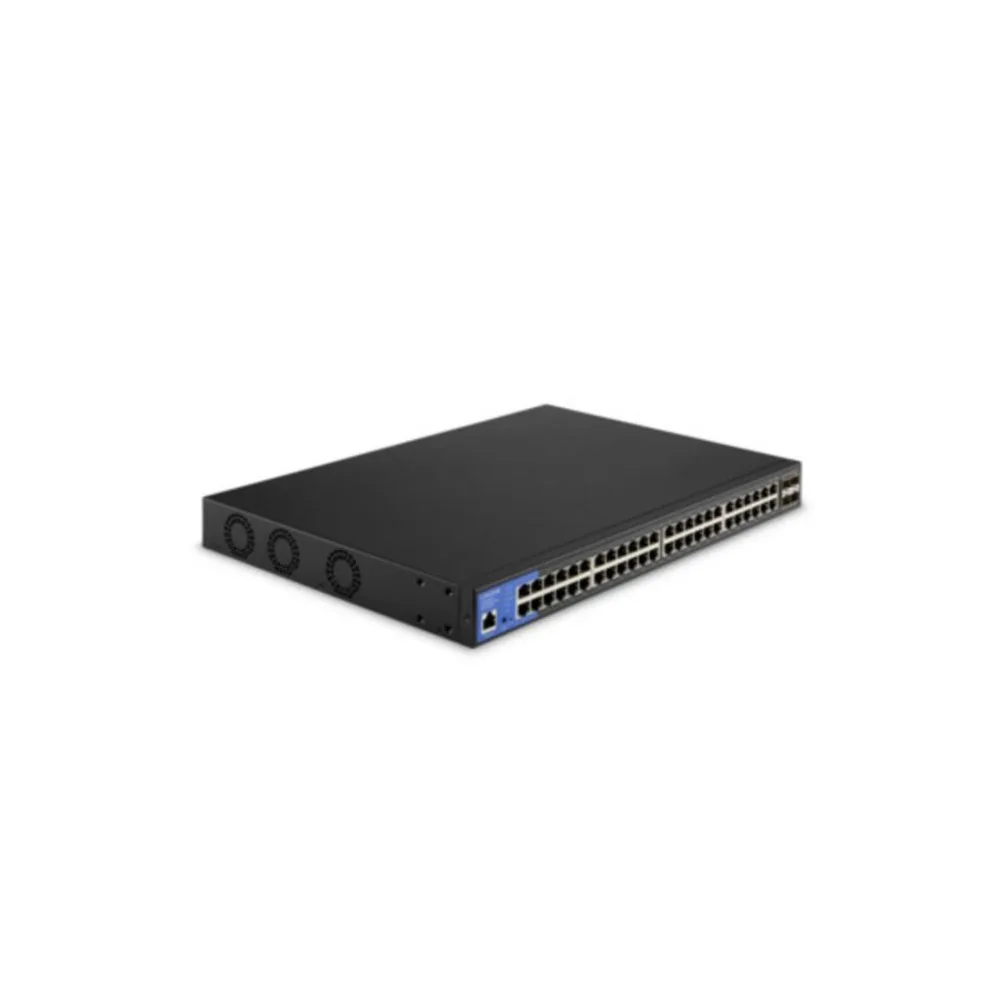 48-PORT MANAGED POE+ GE SWITCH 4 10G SFP+ 740W TAA