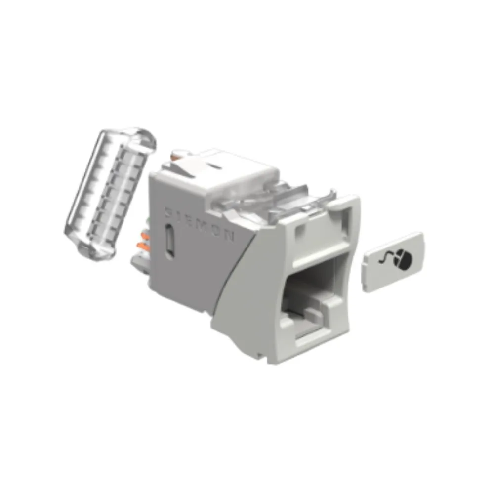 Copper, Outlet, ULTRAMAX, UTP, Category 6, RJ45, Hybrid, White, Punch down, T568A/B, Bulk Pack