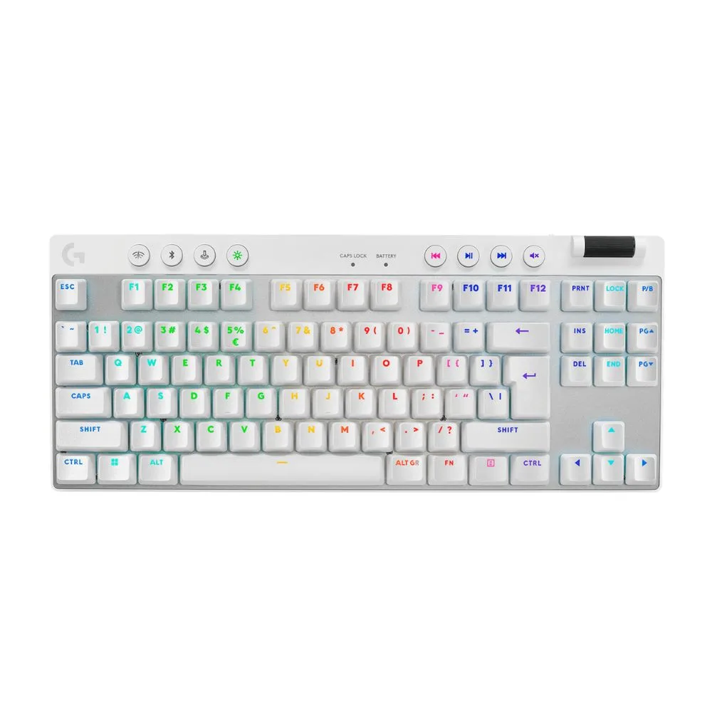 Teclado Logitech G Pro X Tkl Lightspeed Inalambrico Blanco