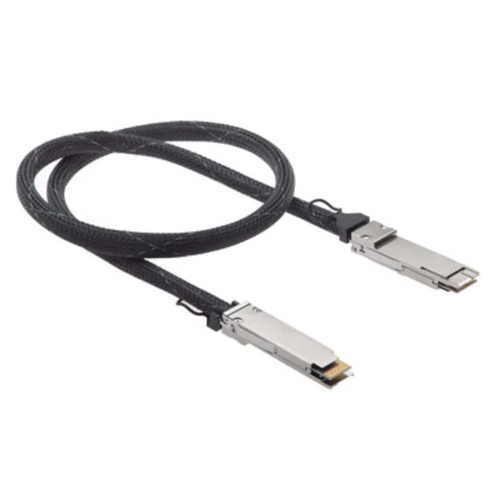 Interconexión de alta velocidad 40Gb/s, cable de conexión directa pasiva 1 metro (cobre) QSFP+ a QSFP+, 30 AWG, LSOH/CM negro Cisco Compatible QSFP-H40G-CU1M=