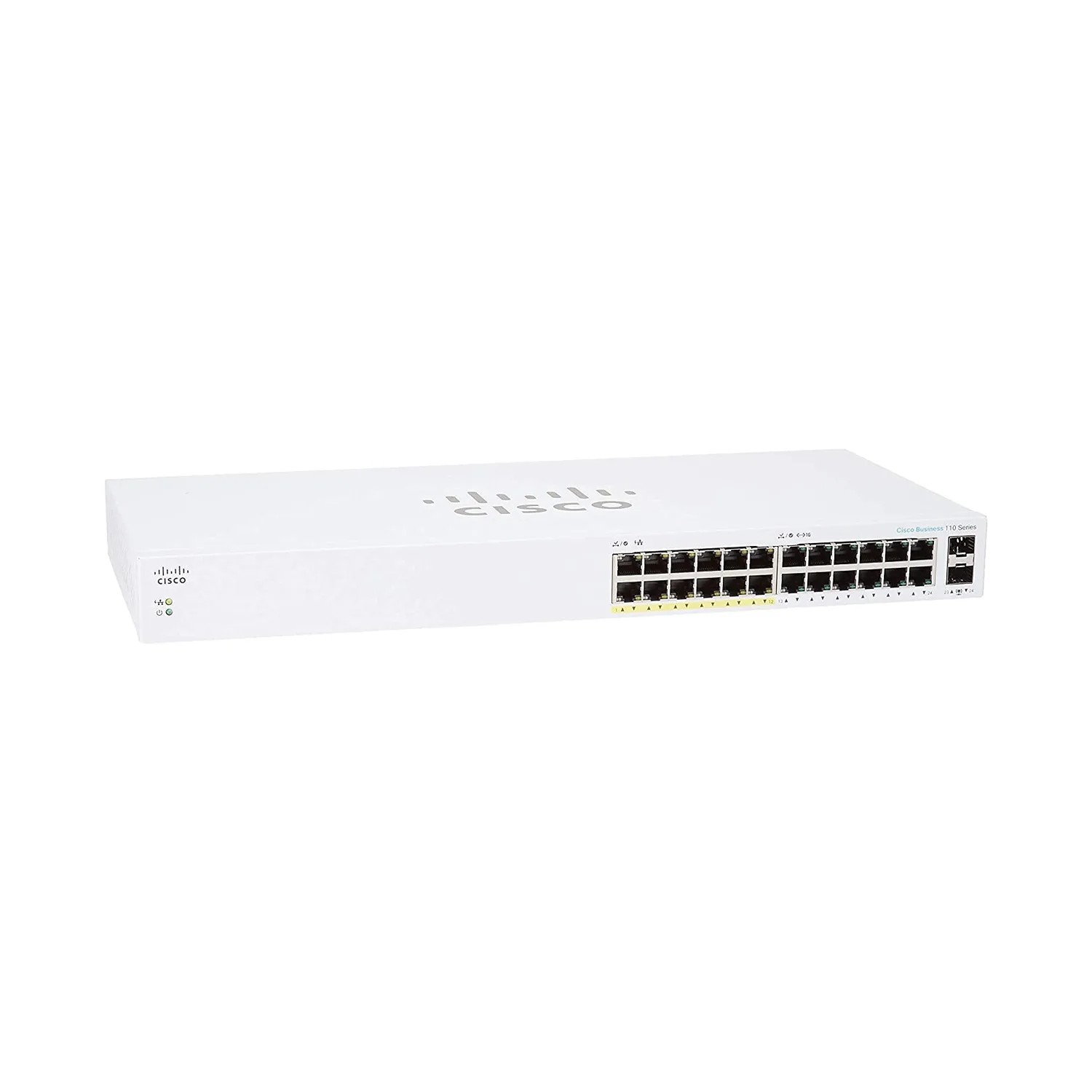 CBS110 Unmanaged 24-port GE, Partial PoE, 2x1G SFP Shared