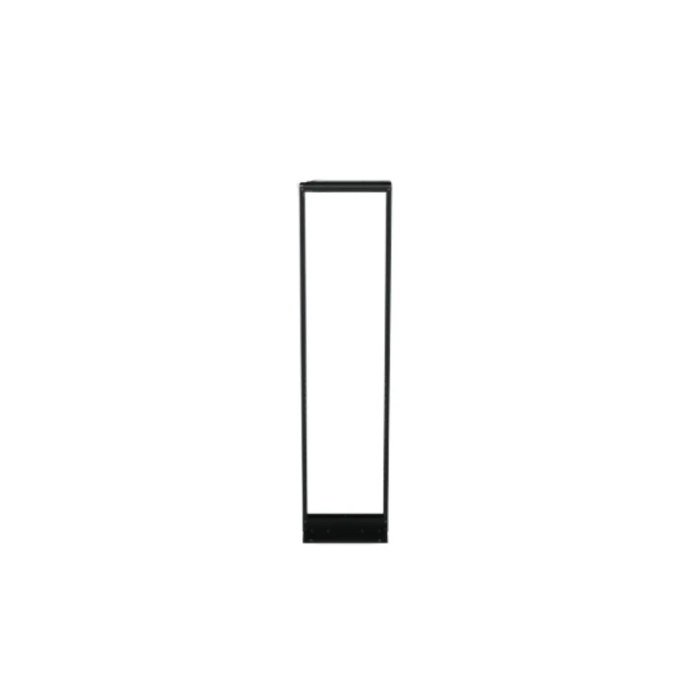 RACK,2POST,RS1 VALUE,19IN W,3IN D,45U,STEEL,BLK,#12-24 SCRW