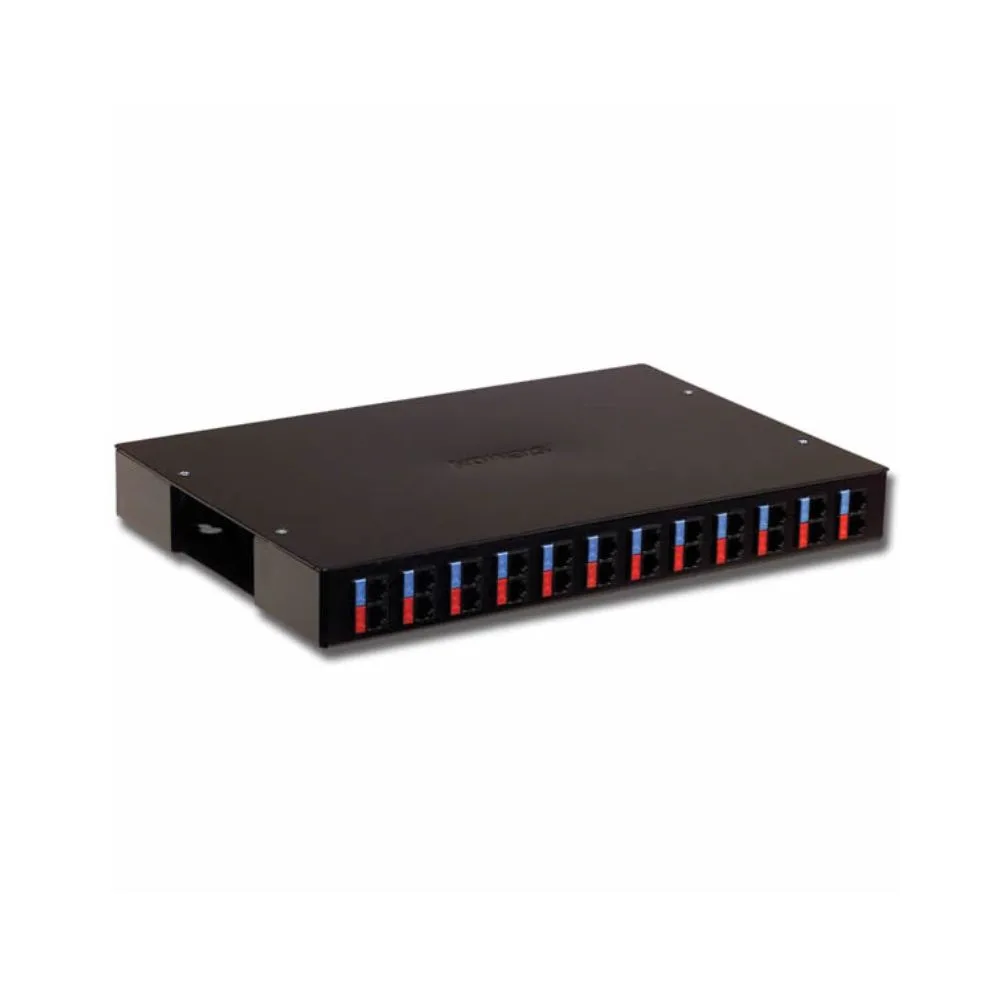 ZONE,LOW PROF ENCL,PASSIVE,24 PORT,EXTERNAL,BLK