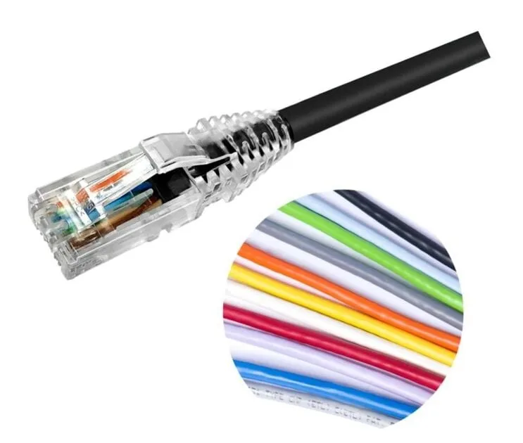 NPC Cat 6, UTP, CM, BK, 8FT