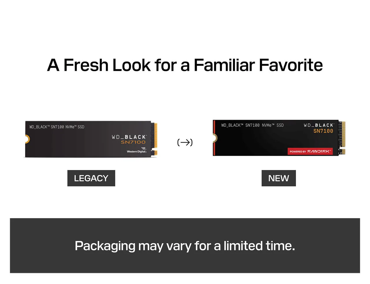 Ssd M.2 Nvme 1tb G4 Wd Black Sn7100