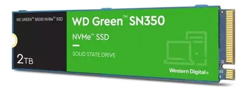 Ssd M.2 Nvme 2tb G3 Wd Green Sn350