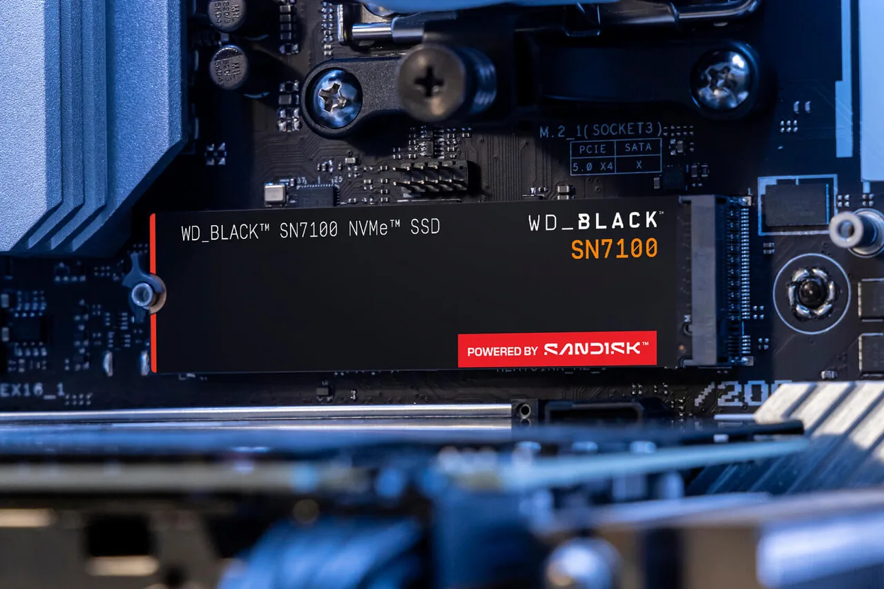 Ssd M.2 Nvme 1tb G4 Wd Black Sn7100