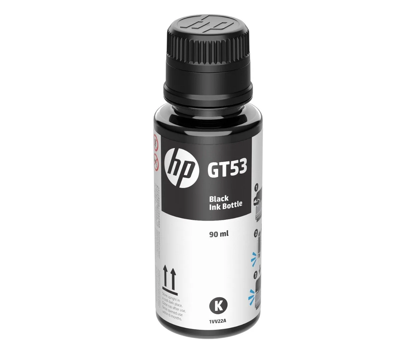 Botella de Tinta HP GT53 Negra