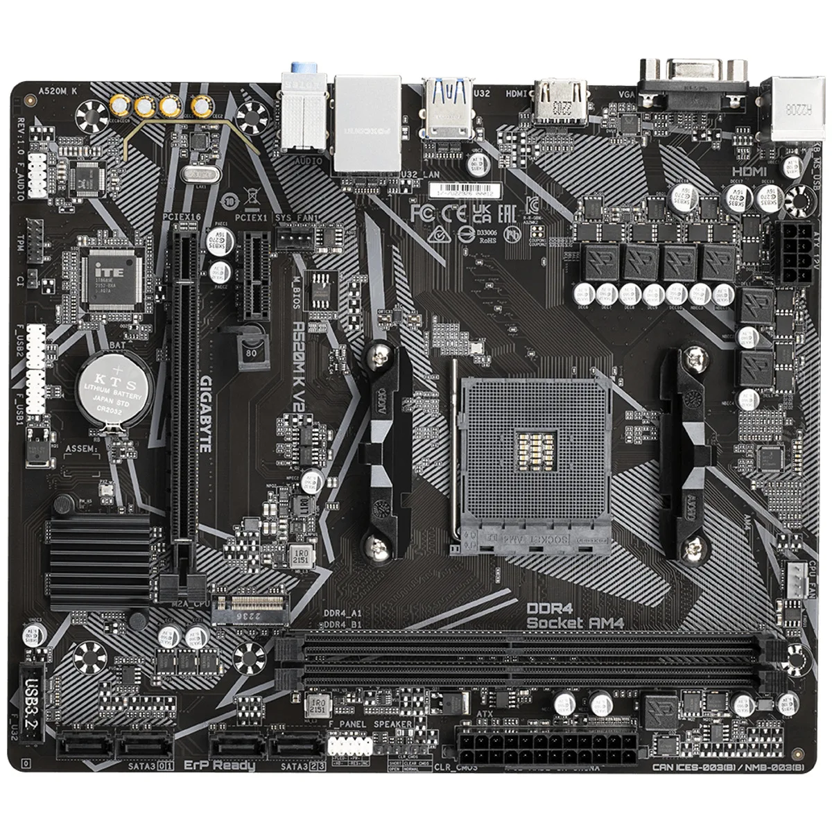 MOTHER GIGABYTE (AM4) A520M K V2