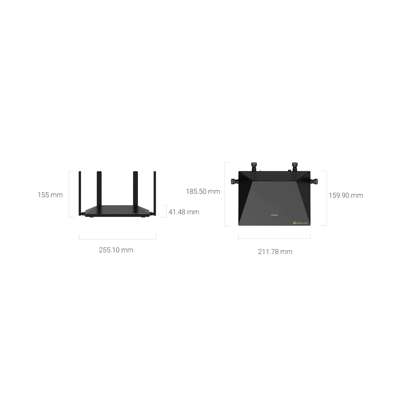 Router EZVIZ RT1 AX3000 WiFi 6 Mesh Dual Band 2.4/5GHz