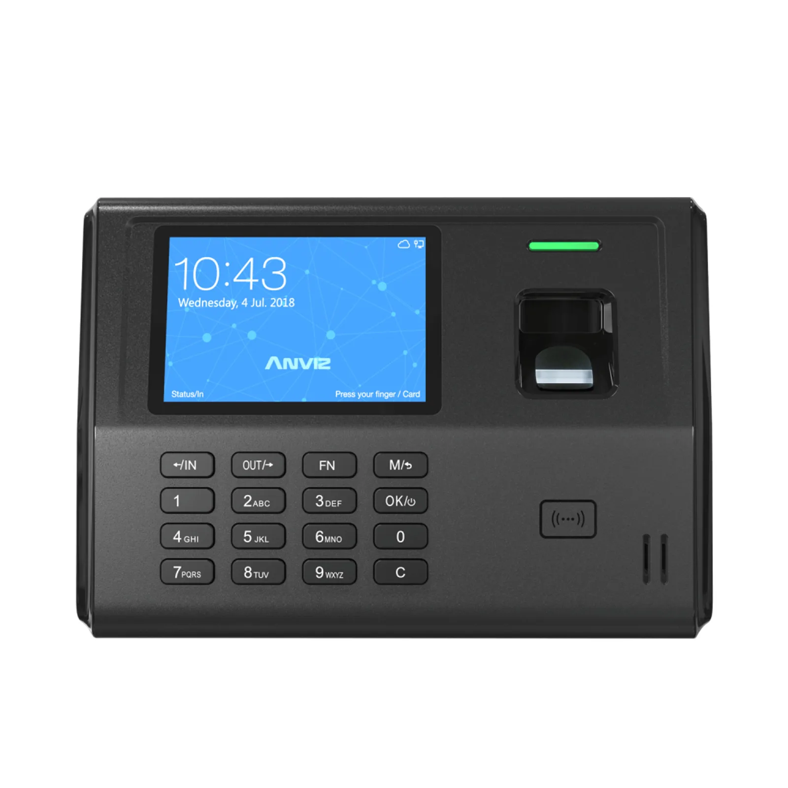 CONTROL DE ASISTENCIA ANVIZ EP300 PRO S/FUENTE