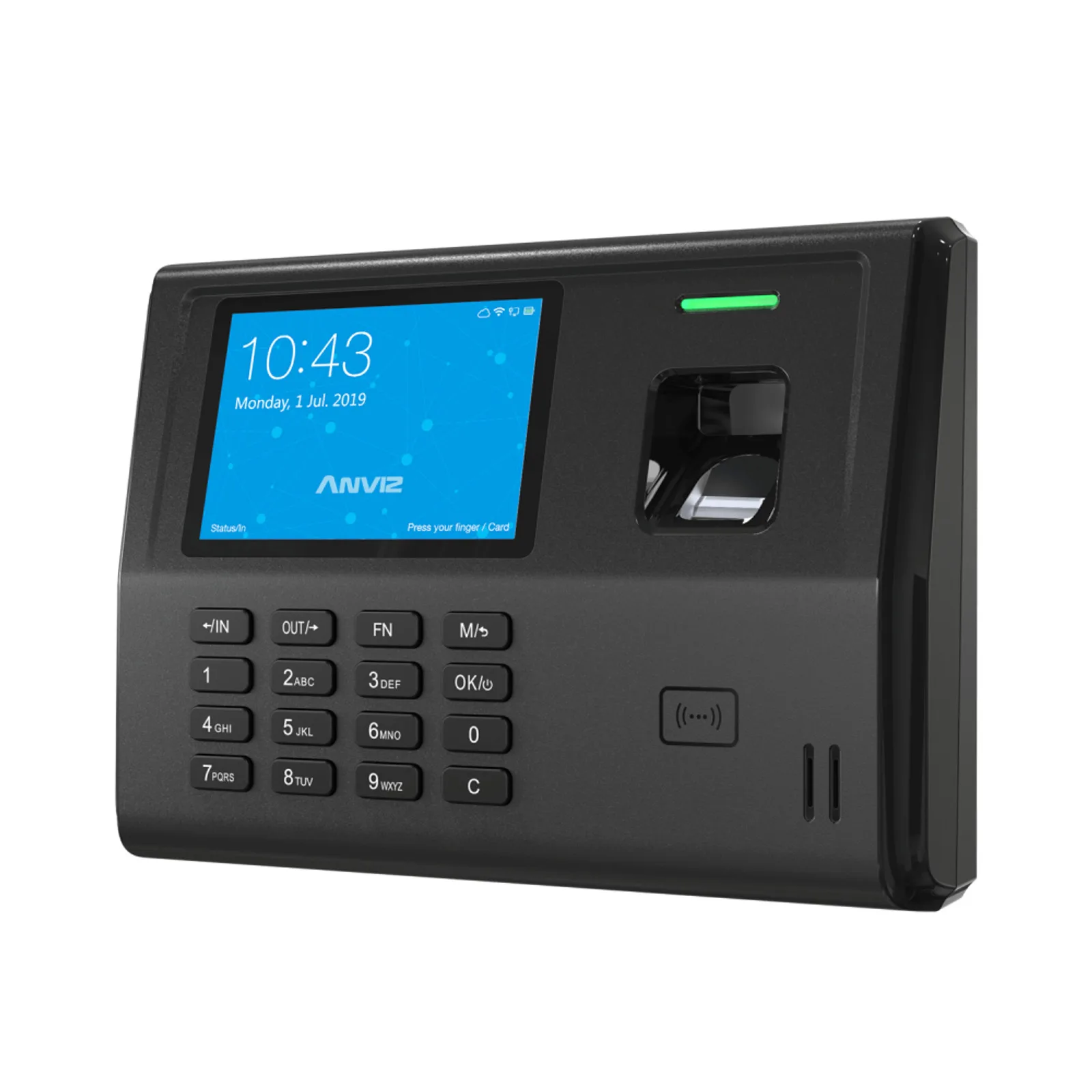 CONTROL DE ASISTENCIA ANVIZ EP300 PRO S/FUENTE — foto 2