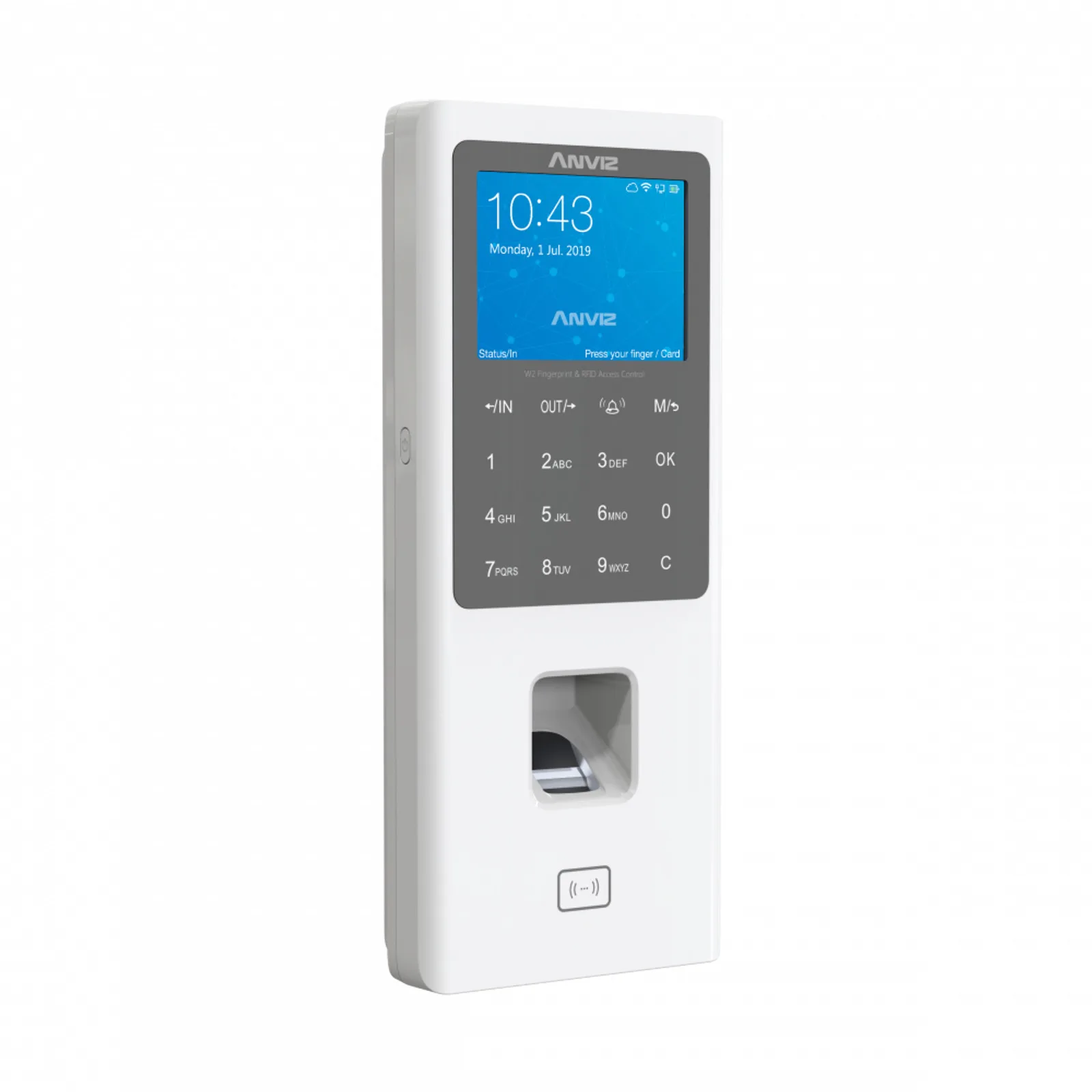 CONTROL DE ACCESO ANVIZ W2 PRO S/FUENTE — foto 2