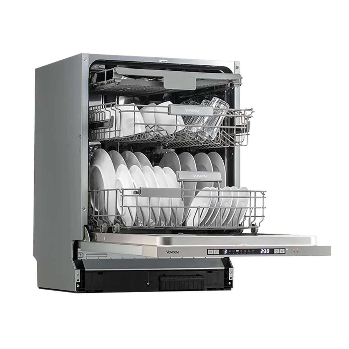Lavavajillas Panelable Vondom 14 Cubiertos Color Gris
