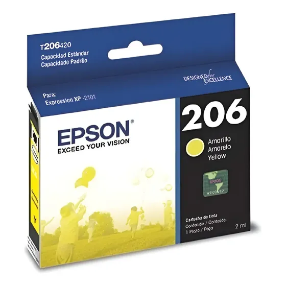 Cartucho De Tinta Epson T206420-AL Amarillo