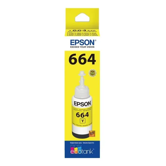 Botella De Tinta Epson T664420-AL Amarillo