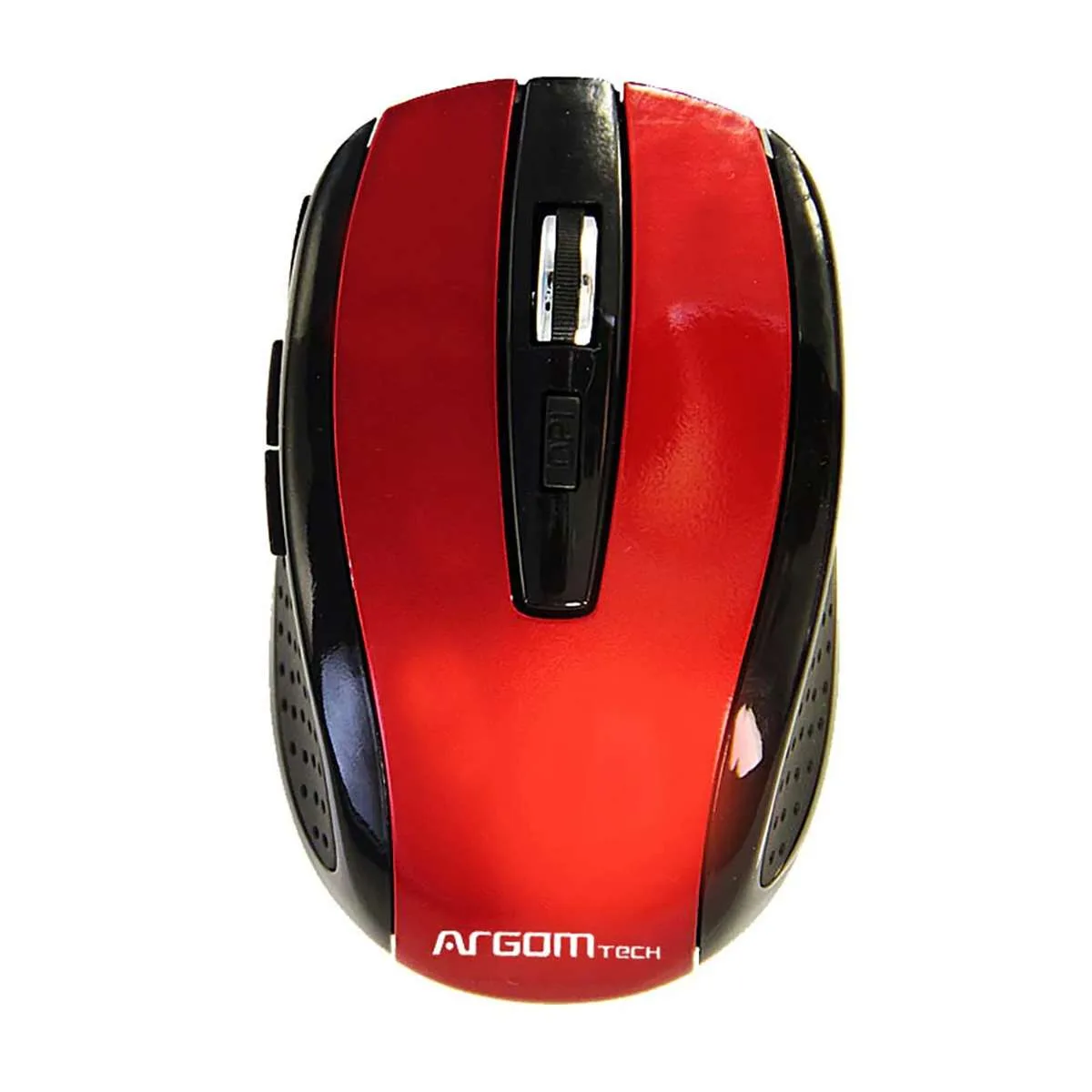 Mouse Wireless Argomtech MS32 2.4 GHz 6 Botones Rojo