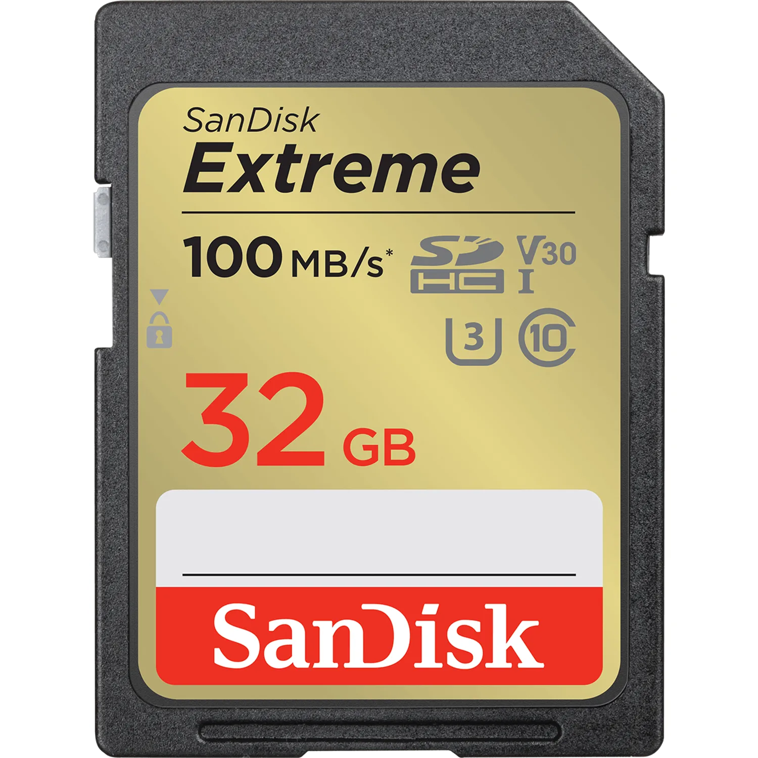 Tarjeta De Memoria Sandisk Extreme Sdhc 32gb C10 U3 V30 100mb
