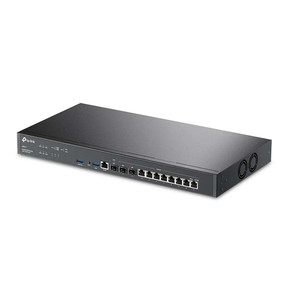 Router TP-Link Omada ER8411 VPN Multi-WAN 10 Puertos