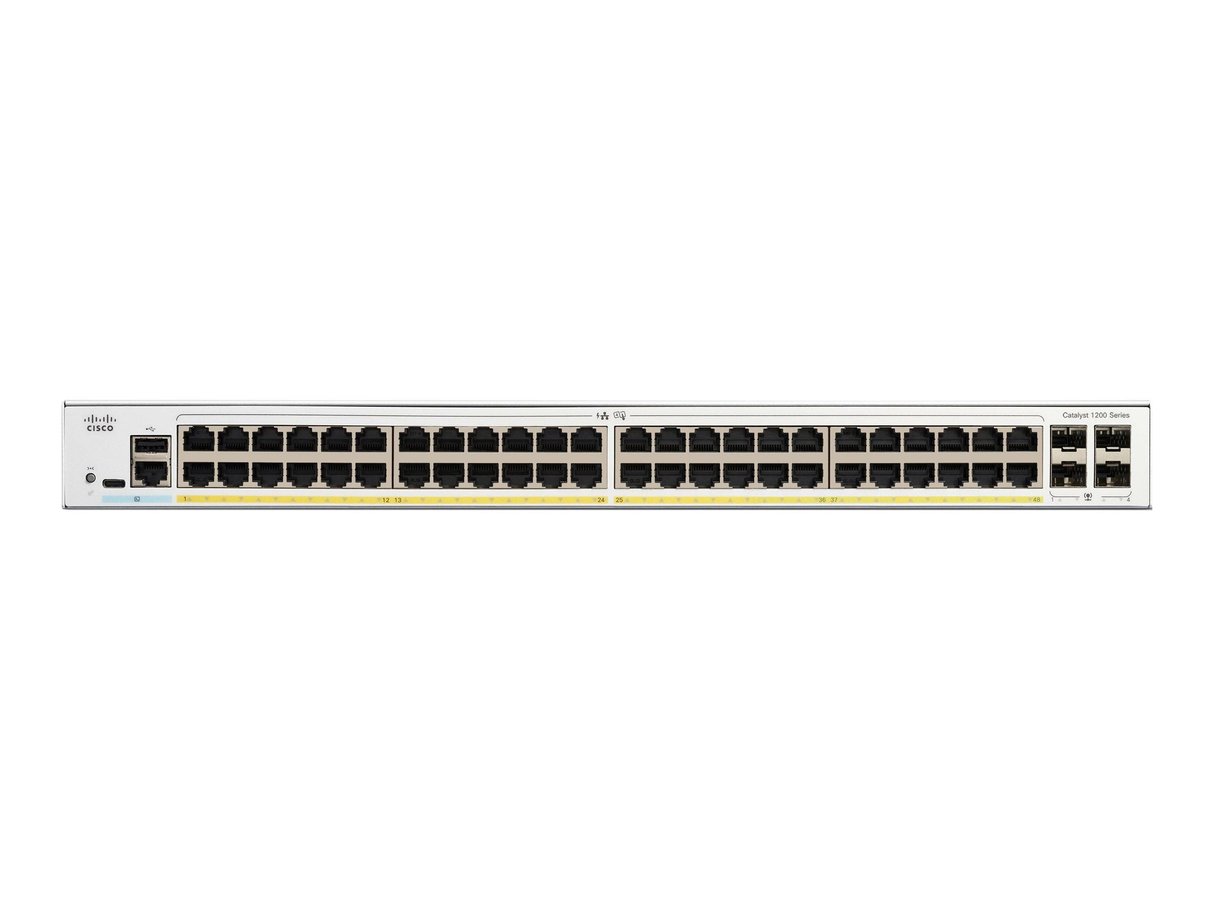 Switch Cisco C1200-48P-4G 48 Puertos Gigabit PoE+
