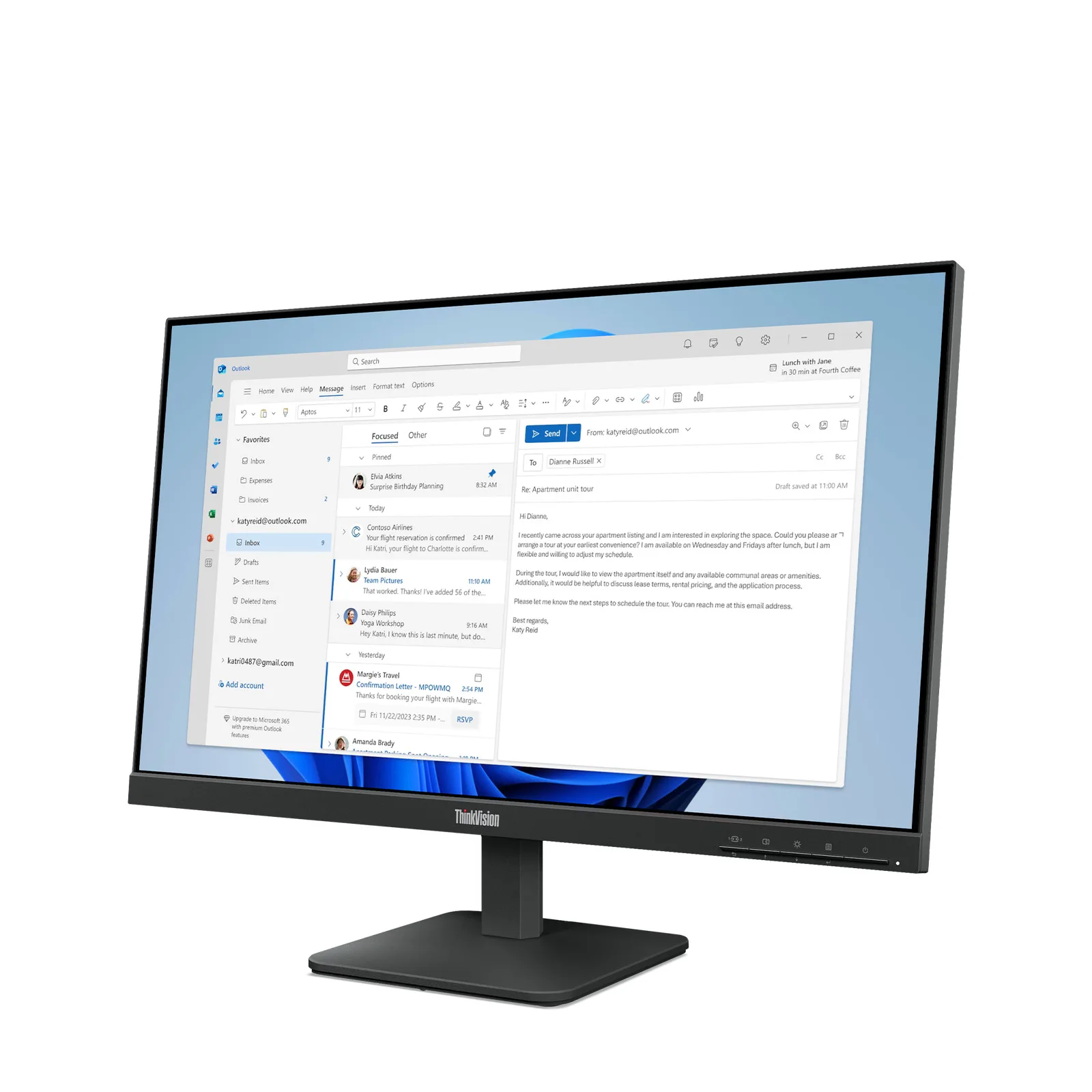 MONITOR 24 LENOVO S24-4E VGA/HDMI GTIA 3 CI