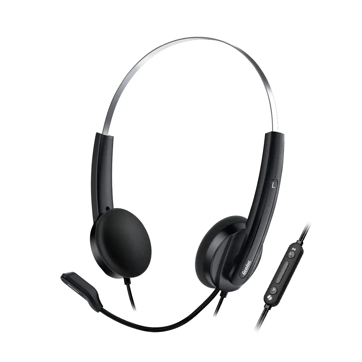 AURICULARES + MIC GENIUS HS-220U USB-C 2.4MT