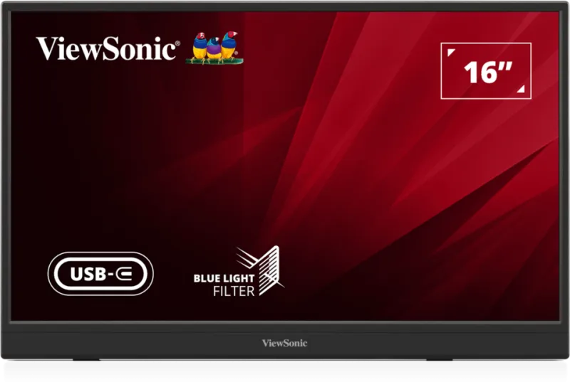 Monitor Portátil ViewSonic VA1653 15.6" Full HD IPS USB-C Mini HDMI 250 nits