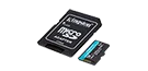 Tarjeta de Memoria MicroSD Kingston Canvas Go Plus Gen 4 256GB UHS-I U3 V30 A2 200MB/s SDCG4/256GB