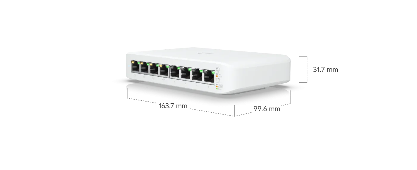 UNIFI SWITCH 8 PORT LITE 4 POE 52W