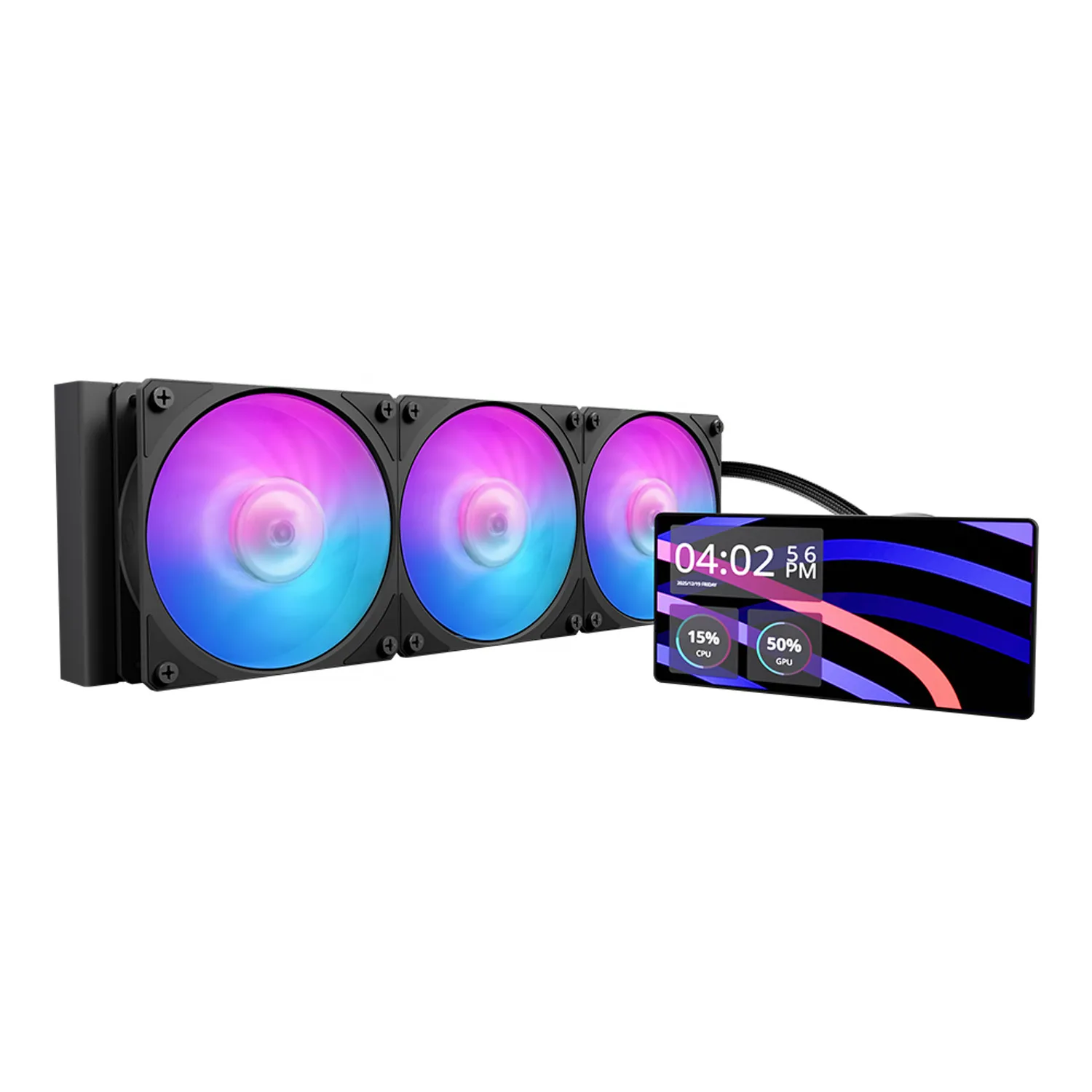 Water Cooler Cooler Master Ml Core Lcd 6" 360 Black
