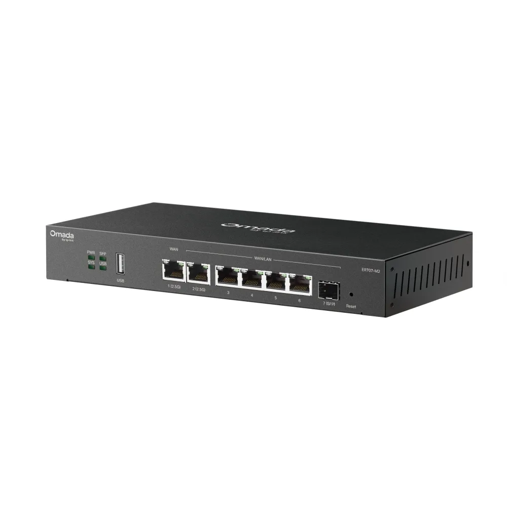 Router TP-Link ER707-M2 Omada Gigabit VPN Multi-WAN 6 Puertos