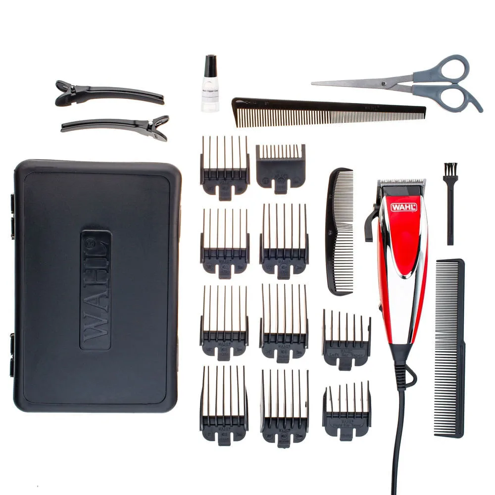 Cortadora de Pelo Wahl HomeCut 20 con Cable Kit de 20 Piezas
