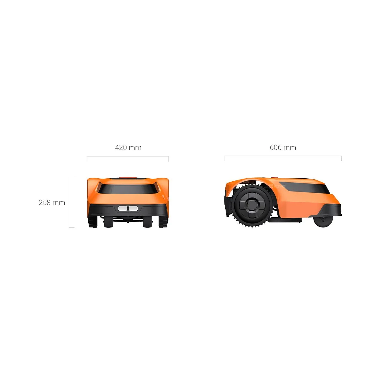 Cortacésped Robot EZVIZ RM600 Smart para hasta 600 m2 con Cable Perimetral