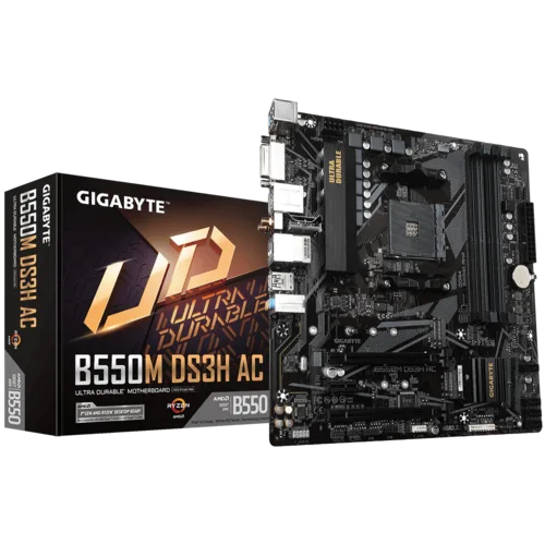 Mother Gigabyte B550M DS3H AC R2 DDR4 AM4 (Serie 3000/4000/5000) (9908)