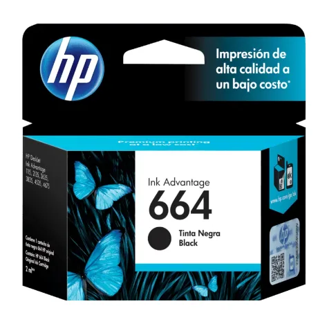 CARTUCHO DE TINTA HP 664 NEGRO (7148)
