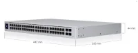 UNIFI SWITCH 48 PORT GIGABIT,32 PPOE+ 16 P GIGABIT CON 4 SFP 1GB 195 WATS TOTALES USW-48-POE