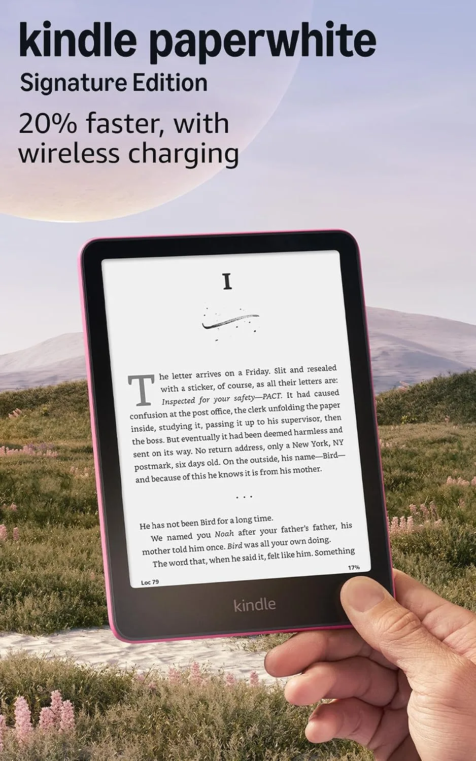 Kindle Amazon Paperwhite Signature 32GB 12va Gen Rosa Metalico