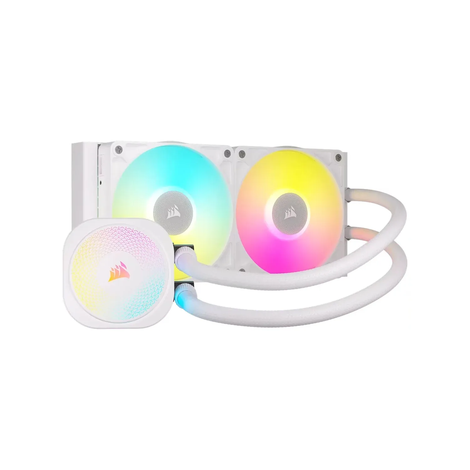 Liquid Cooler Corsair Icue Link Titan 240 Rx Rgb Blanco
