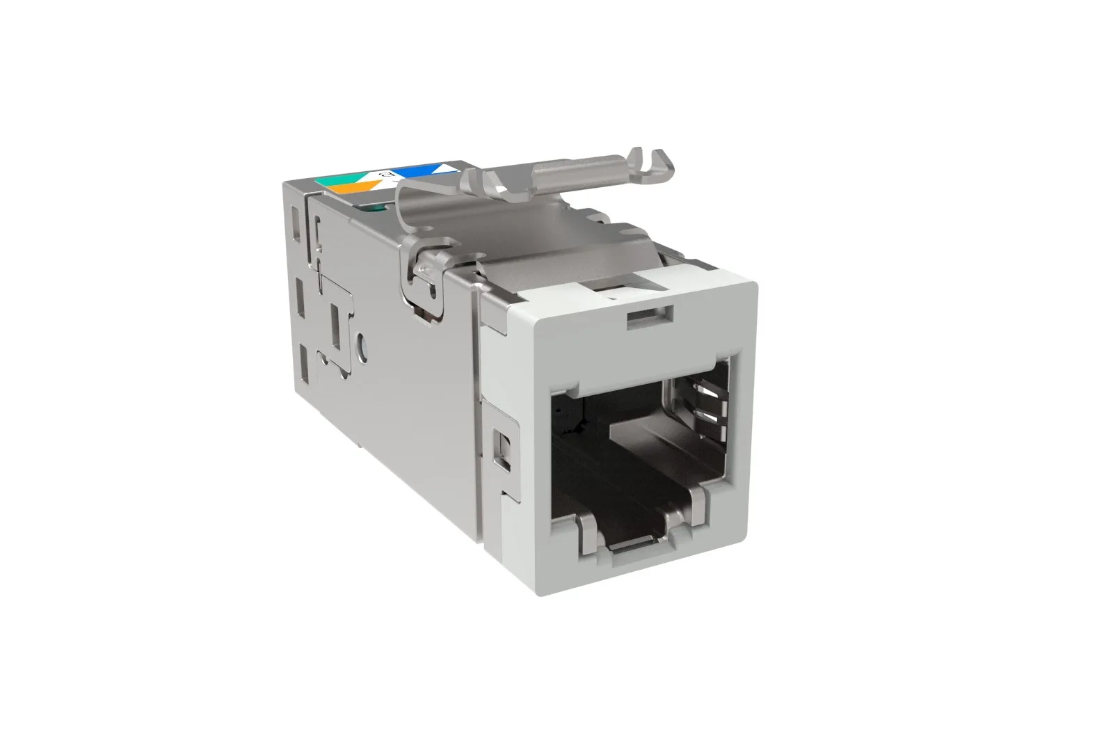 Jack de Red Commscope AMP-TWIST SLX 6AS Blindado T568A/B Gris 2153449-4