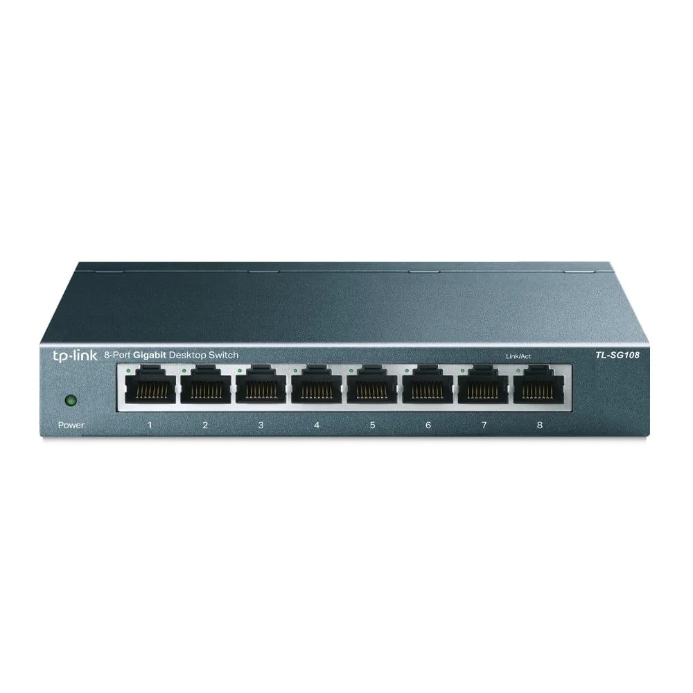 TL-SG108 Switch 8P TpLink Gigabit Acero (1153)
