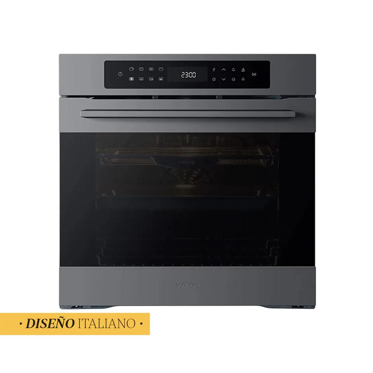 Horno Eléctrico Empotrable Pirolítico Con Air Fry 81 L- 60cm Color Negro