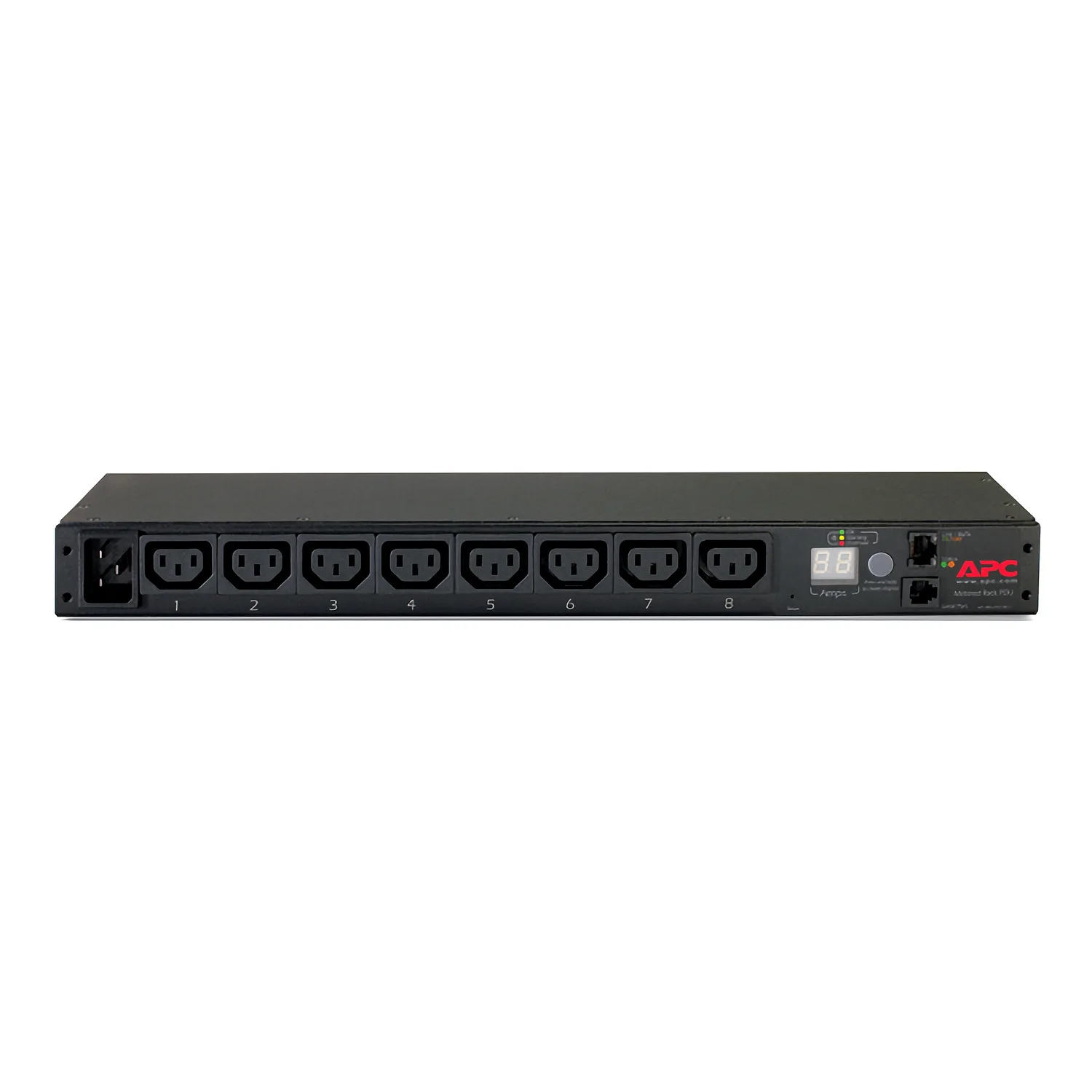 PDU NetShelter Medida, 1U, 1 fase 16A, Salidas 8xC13, Entrada C20