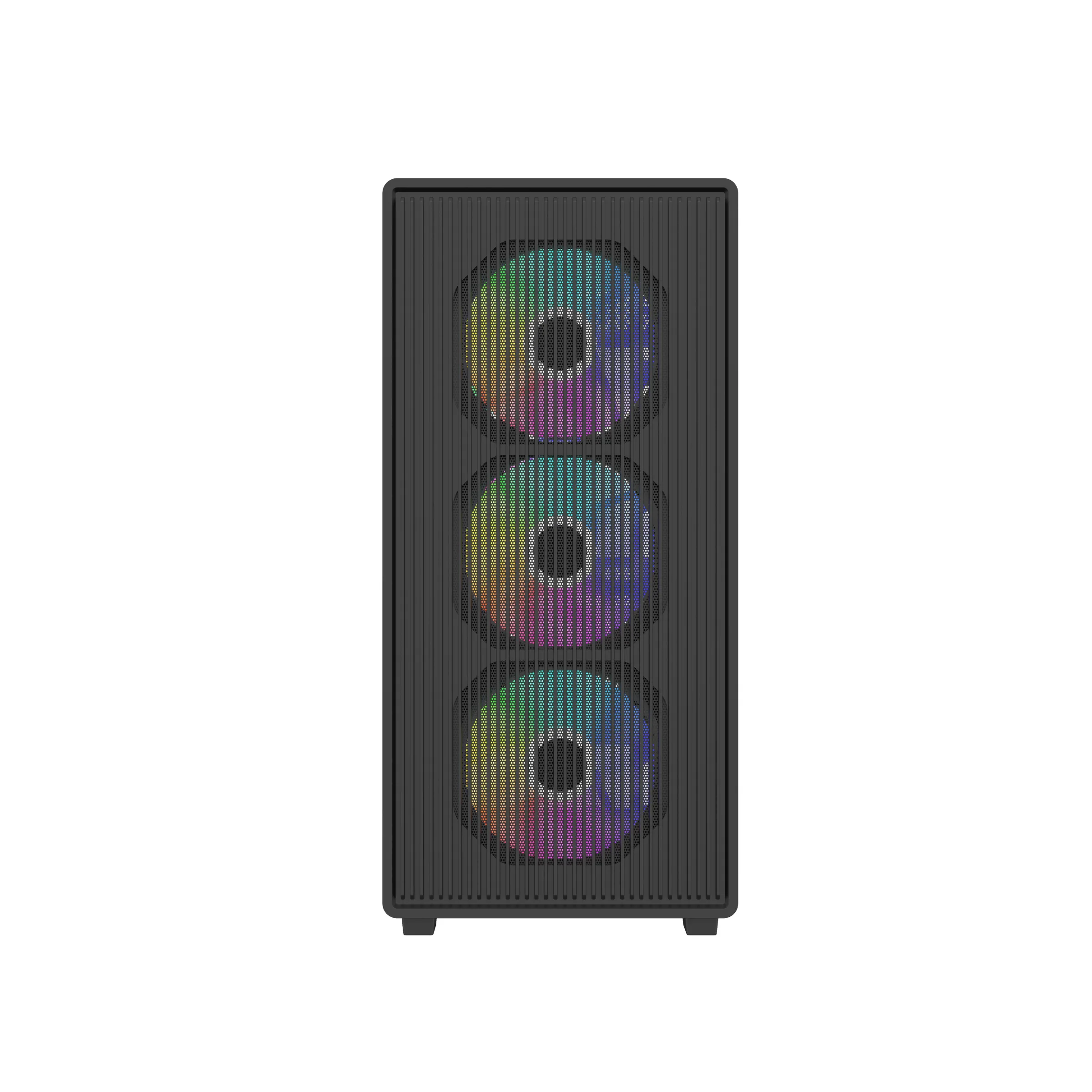Gabinete Cooler Master Elite 350 Black 4 Fans Argb