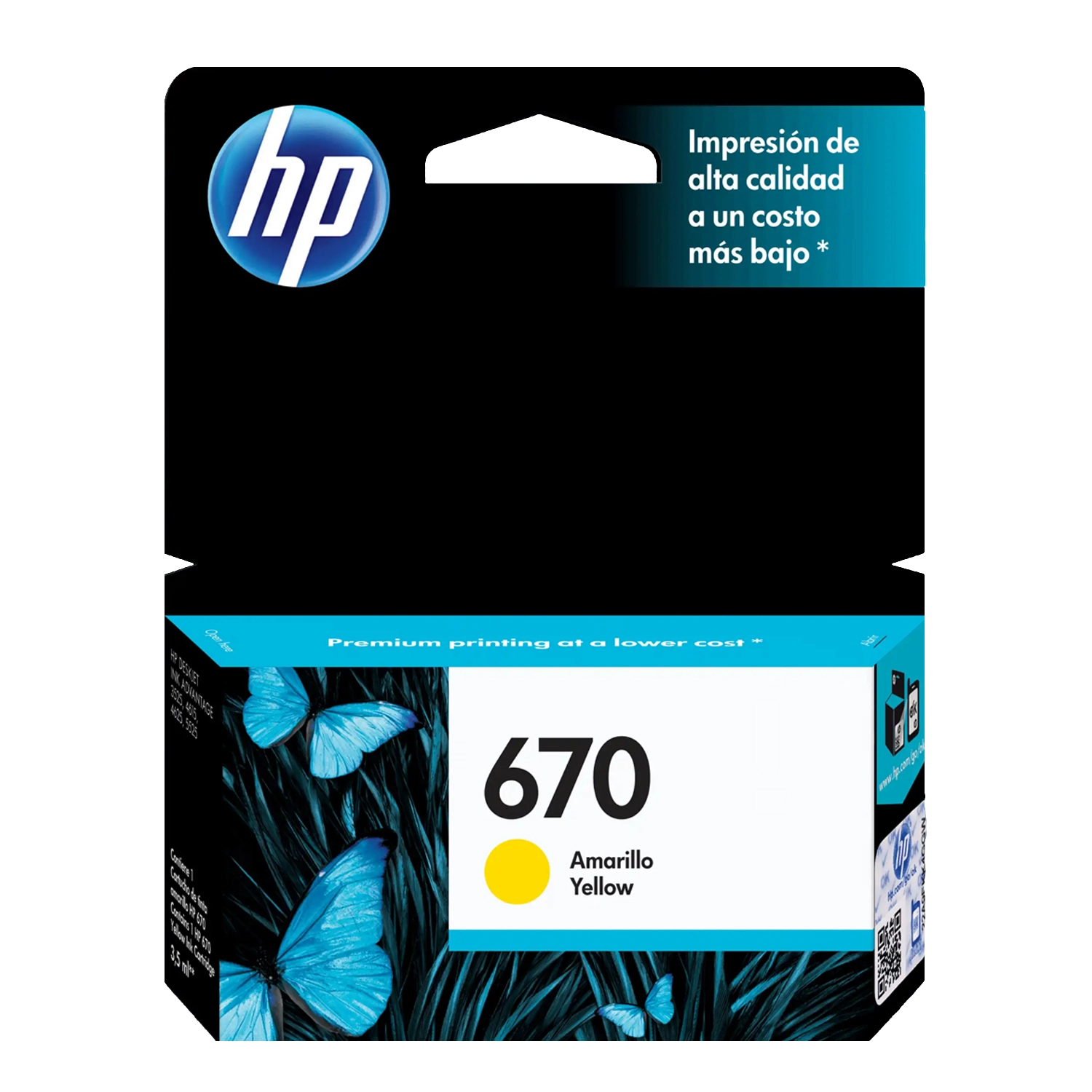 Cartucho Hp 670 Amarillo Original P/ Ink Advantage 3525 4615 — foto 7