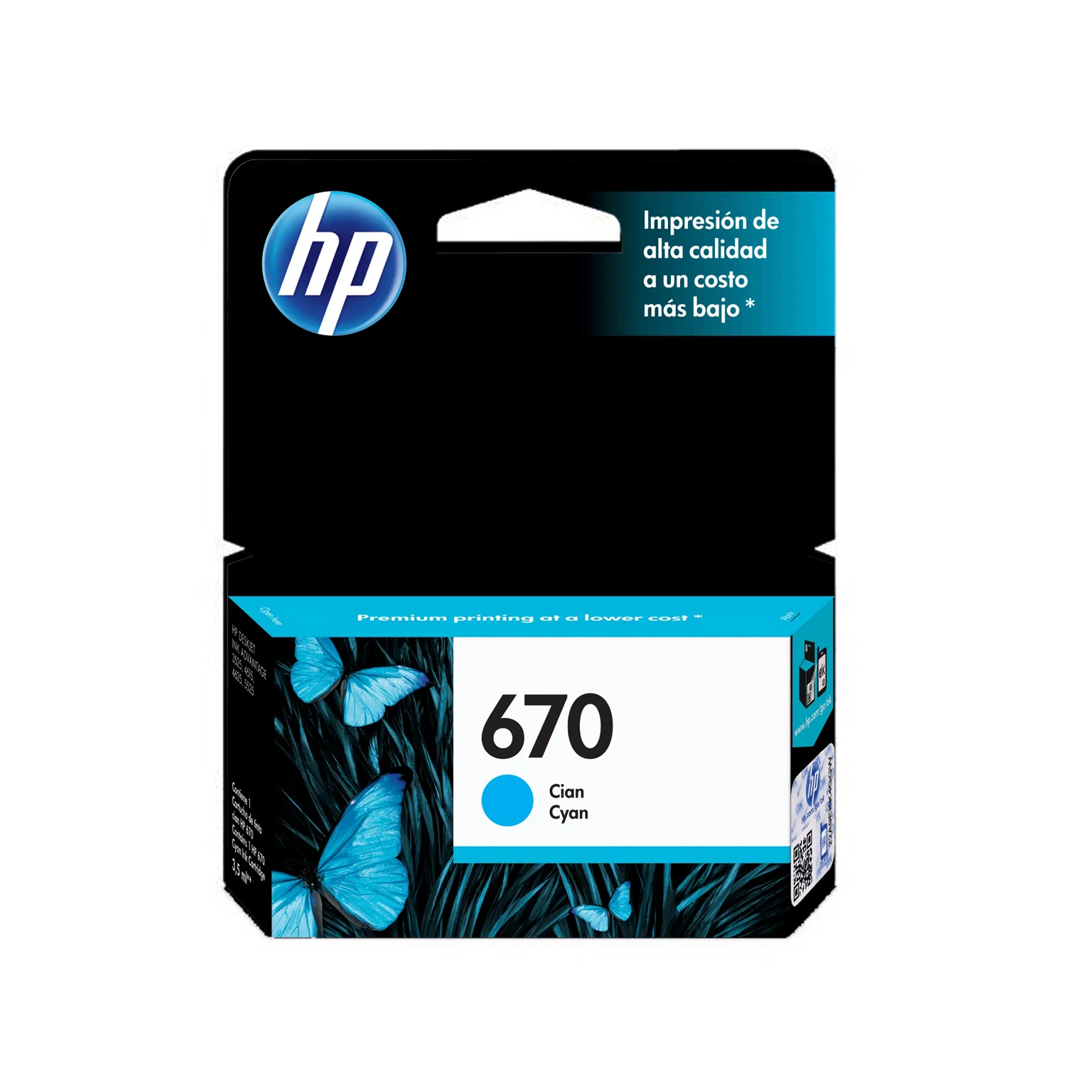Cartucho Hp 670 Cian Original P/ Advantage 3525 4615 4625 — foto 6